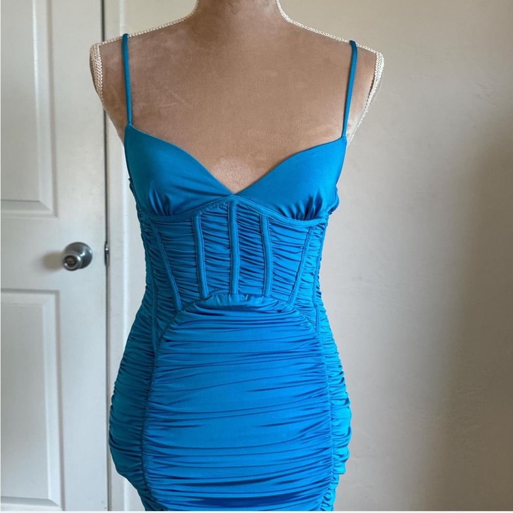 Blue Zara mini dress